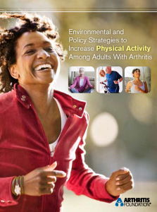 Environmental and policy strategies to increase physical activity among adults with arthritis