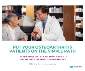 Put Your Osteoarthritis Patients on the Simple Path