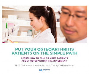 Put Your Osteoarthritis Patients on the Simple Path