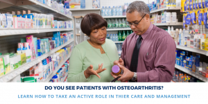 Do you see patients with osteoarthritis?