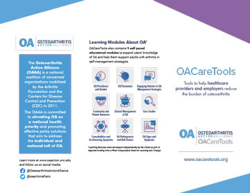 OACareTools Toolkit Brochure