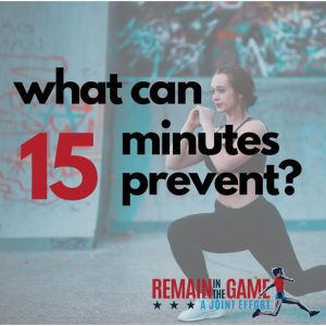 What can 15 minutes prevent?